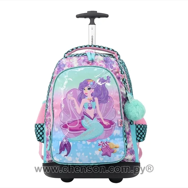 mochila con ruedas grande reforzada