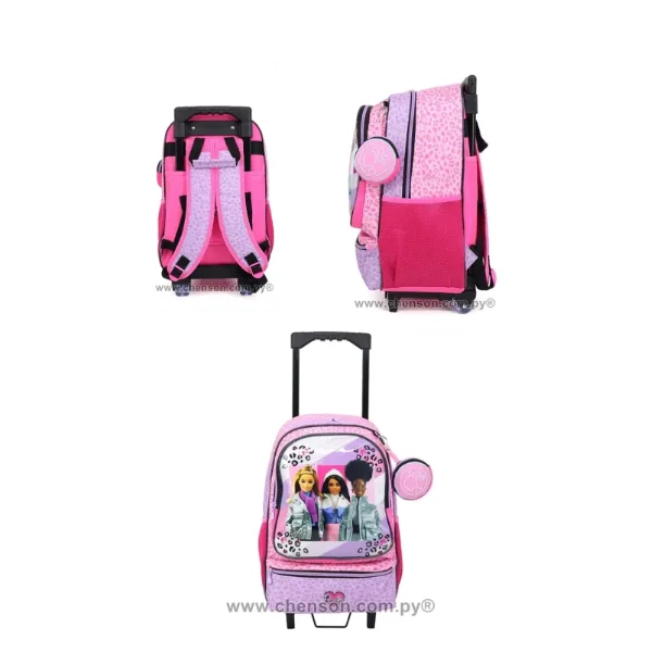Mochila con ruedas grande de Barbie