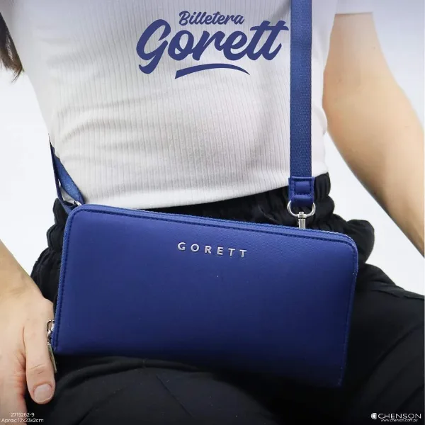 Billetera alargada grande impermeable