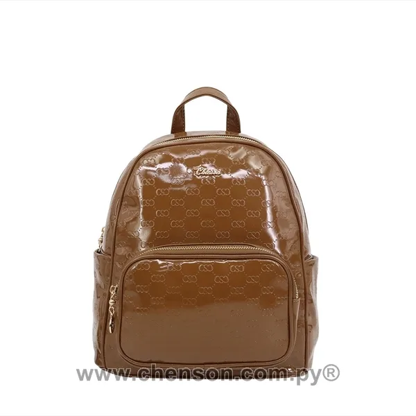 mochila de charol