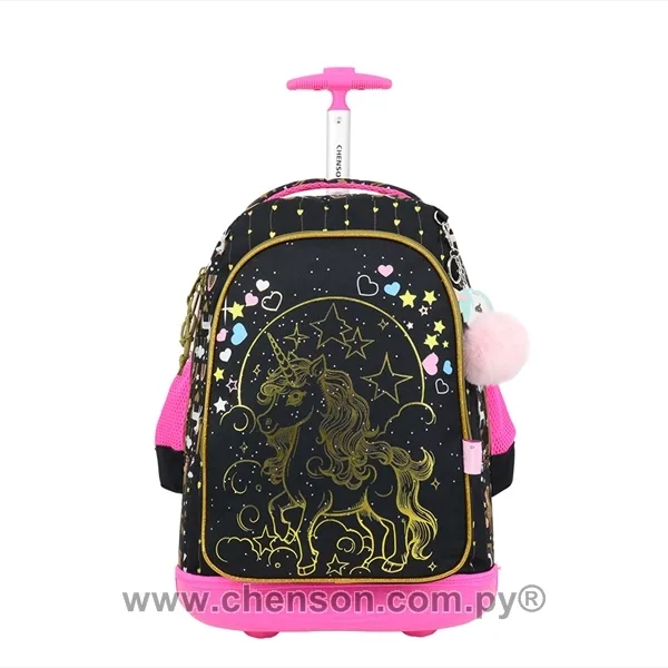 Mochila reforzada grande con ruedas de Unicorn Pets