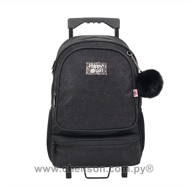 Mochila con ruedas grande de happy girl