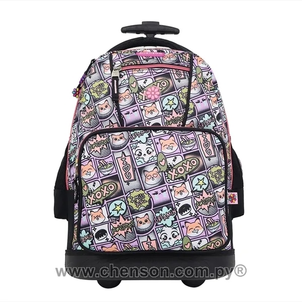 mochila con ruedas grande reforzada