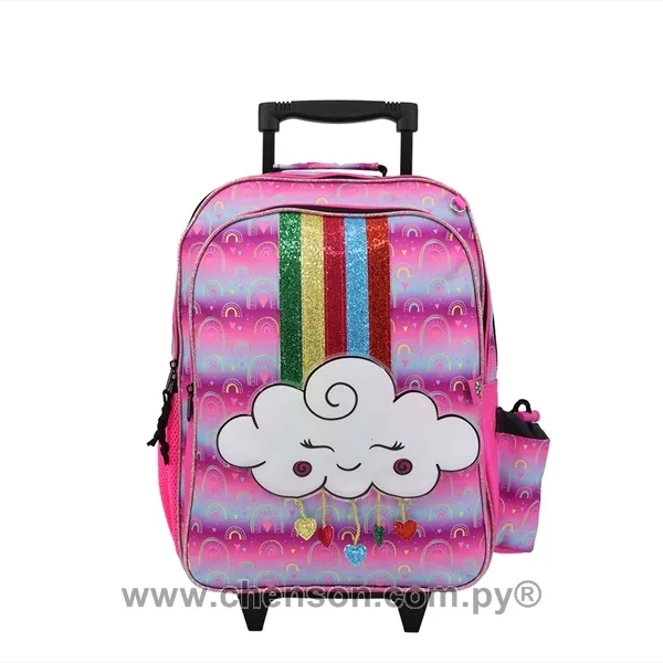 Mochila con ruedas grande de nubecita