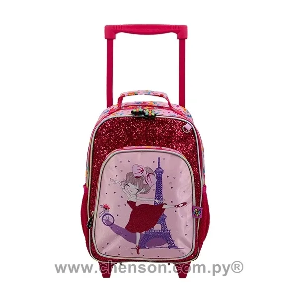 Mochila con ruedas pequeña de bailarina