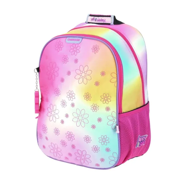 Mochila espaldera grande Rosa Flor