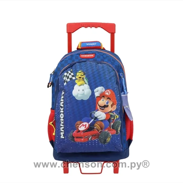 Mochila con ruedas grande de Mario kart